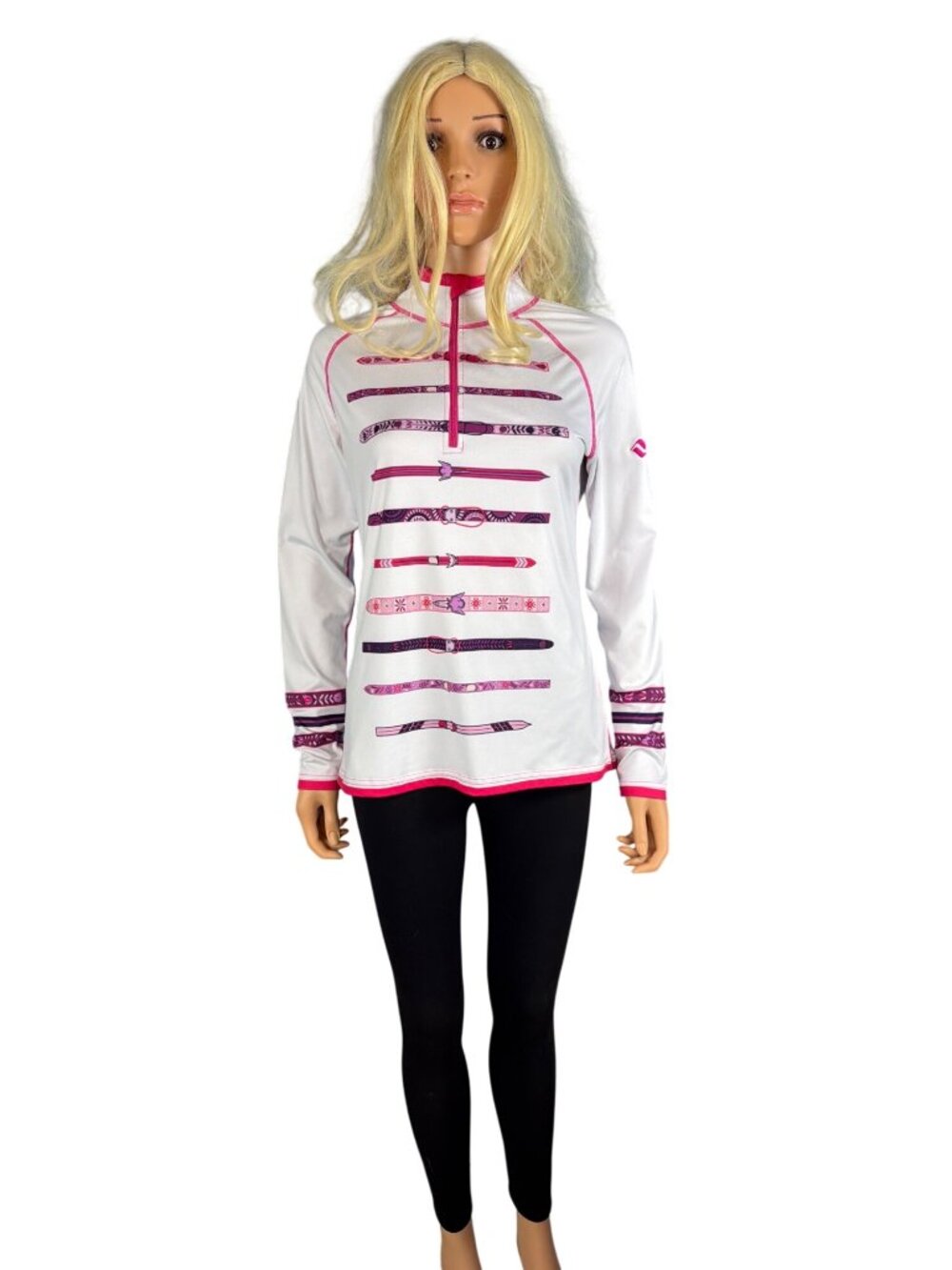 Custom VAIL Krimson Klover Upslope W's M Quarter Zip Mid-weight Base Layer Top - Picture 3 of 13